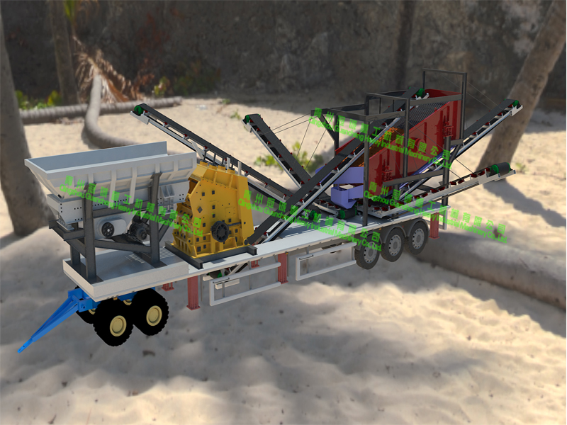 Mobile crushing plant