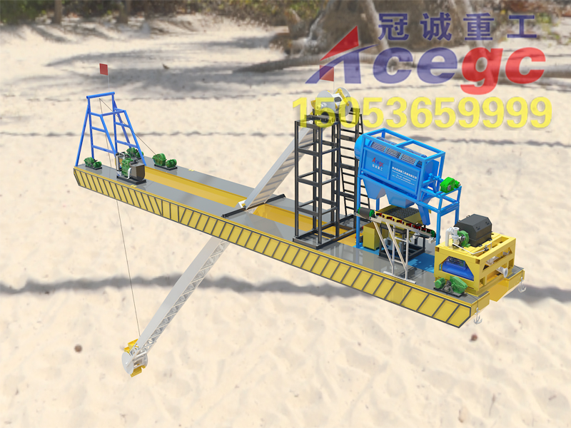 river gold mining machine