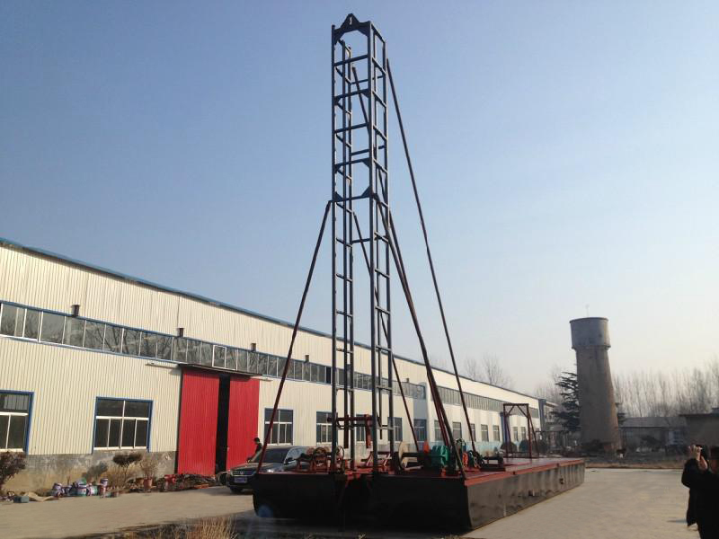 Drilling type sand dredger