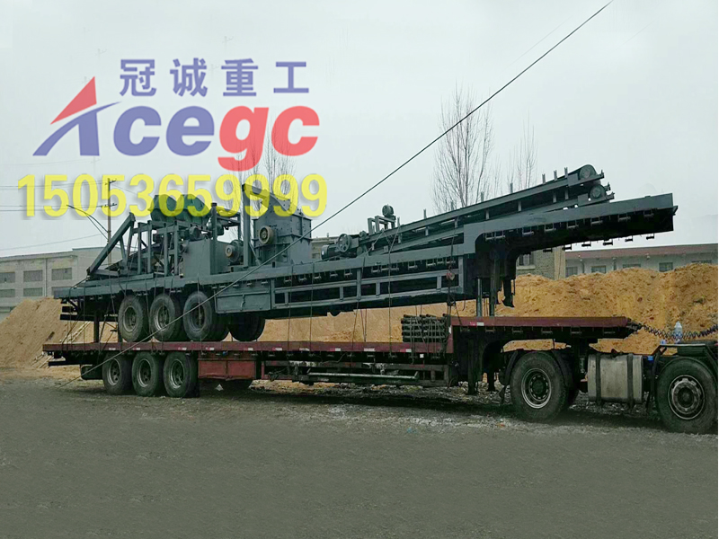 Mining mobile sand making and washing plant