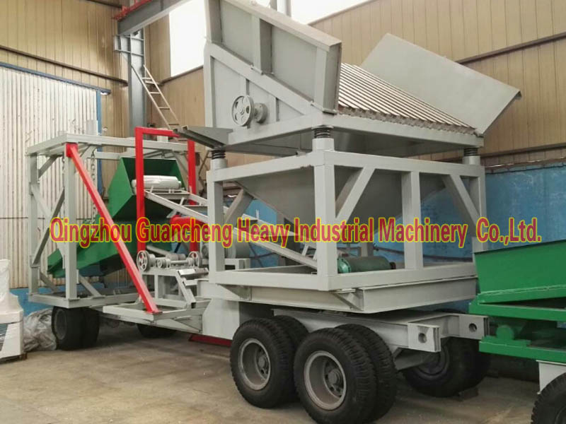 Mobile placer gold selecting machine with good price